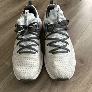 Under Armour HOVR Rise 3 Gray White Men's Training Shoes Size 12 3024273-102 UA